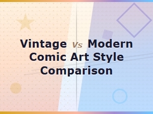 Vintage vs Modern Comic Art Style Comparison: a Visual Guide